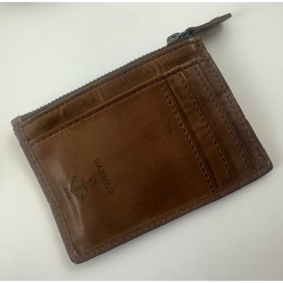 Harbour 2nd Brown Leather Crossbody And Credit Card Zip Wallet  Adjustable Small - Picture 4 of 16